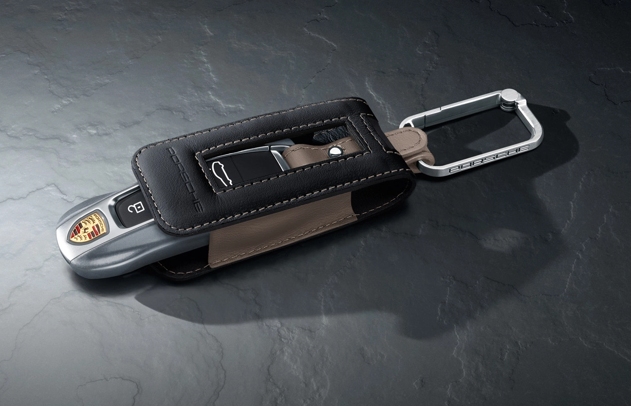 Customizable Leather Key Case (G2) : Suncoast Porsche Parts